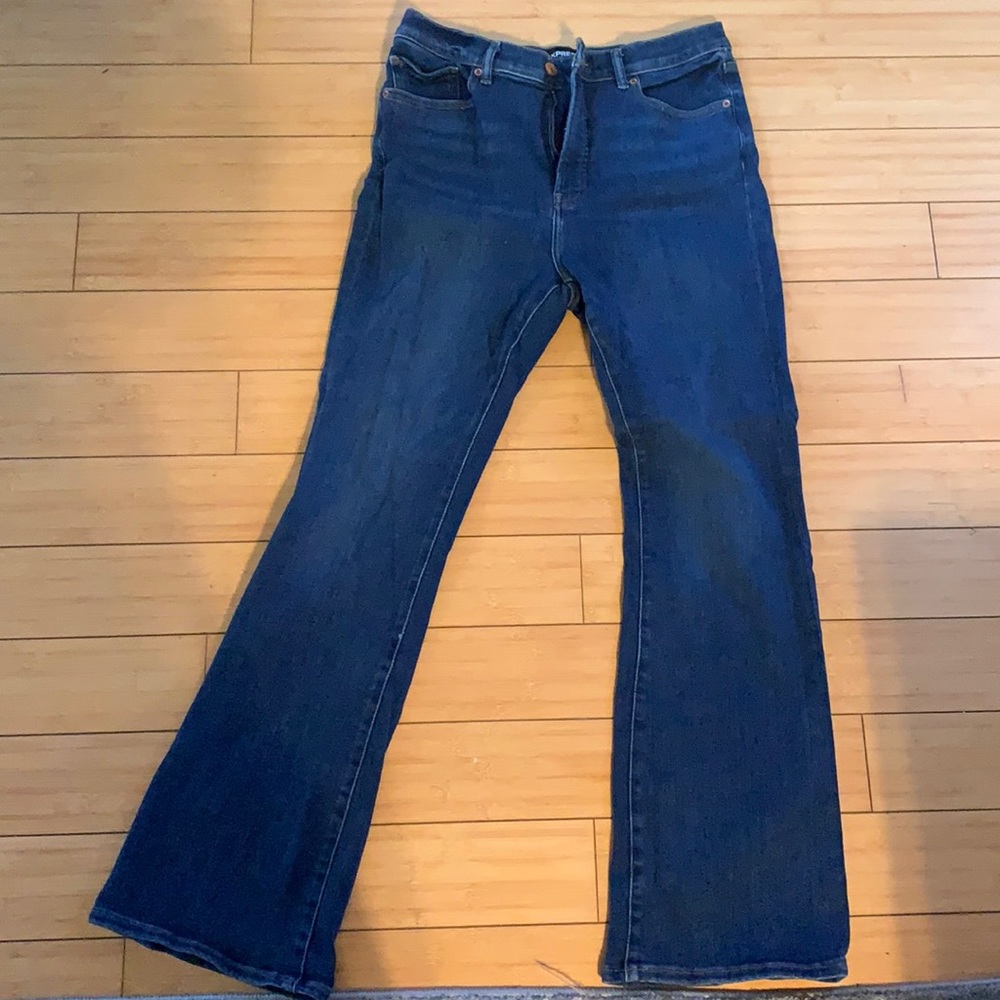 Express High Rise Boot Cut Jeans